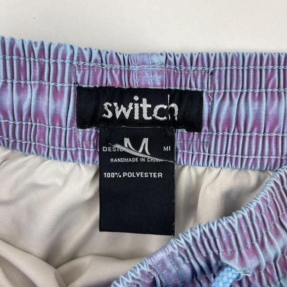 Switch Shorts Womens Medium Blue Drawstring Pockets - Picture 3 of 11